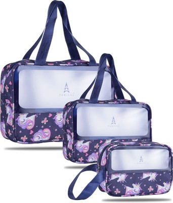Uratech 3 - Travel Cosmetic Toiletry Pouch Bag Cosmetic Bag(Pack of 3)