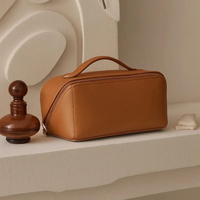 heboo Elegant Travel Makeup Bag with Handle – Perfect for Storing Cosmetics Cosmetic Bag