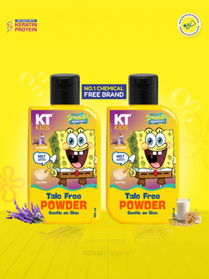 KT KIDS Kids Organic Baby Powder Skin Freshness & Cooling with Oat Milk & Lavender(Off White)