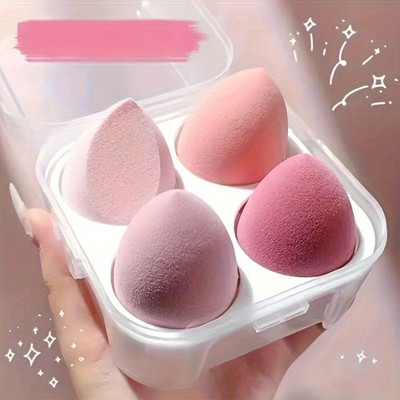 Chronex Blender Cosmetic Makeup Sponge With Storage Box Foundation Powder