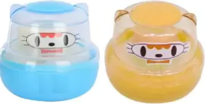 Elecsera Baby Products Unbreakable Hygiene Cylindrical Powder Container(Multicolor)