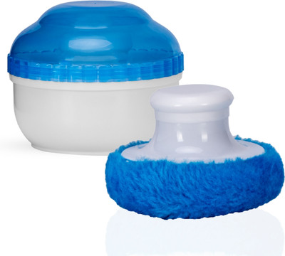 Adore Wokey! The Twist to Open Powder Puff Case set(Blue)