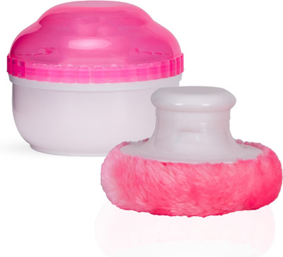 Adore Wokey! The Twist to Open Powder Puff Case set(Pink)