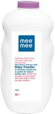 MeeMee Velvety Soft Baby Powder, 500 g(White)