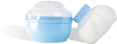 smilykid Powder Puff with Box Holder Container for New Born and Kids (Pack of 1)(Multicolor)