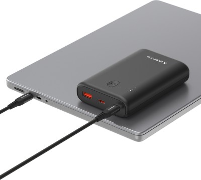 Ambrane 15000 mAh 45 W Power Bank(Black, Lithium-ion, Fast Charging for Mobile, Laptop)