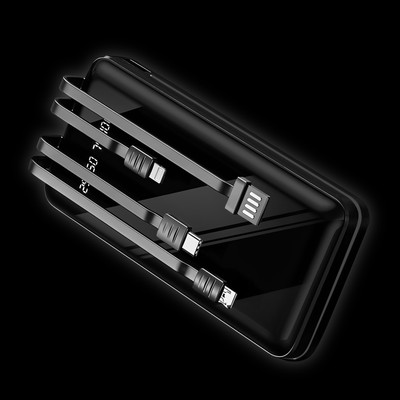 WINgFI 20000 mAh 20 W Compact Power Bank(Black, Lithium Polymer, Quick Charge 4.0 for Mobile)