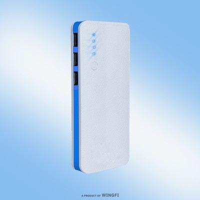 misspro 30000 mAh 15 W Power Bank(White, Blue, Lithium-ion, Power Delivery 3.0 for Mobile)