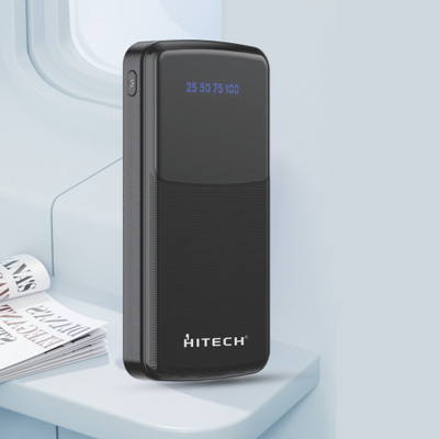 Hi Tech 25000 mAh 22.5 W With MagSafe Compact Pocket Size Power Bank(Black, Lithium Polymer, Fast Charging for Mobile, Earbuds, Smartwatch, Trimmer, Tablet, Smartband)