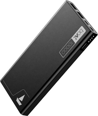 boAt 10000 mAh 22.5 W Power Bank(Carbon Black, Lithium Polymer, Quick Charge 3.0 for Mobile)