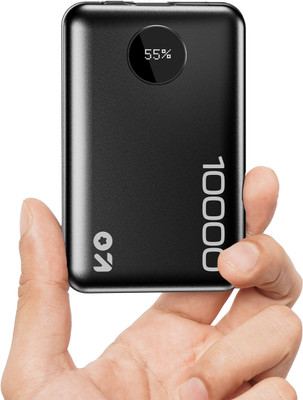 GOBOULT 10000 mAh 22.5 W Power Bank(Jet Black, Lithium Polymer, Fast Charging for Earbuds, Mobile, Smartwatch, Speaker, Tablet, Trimmer)
