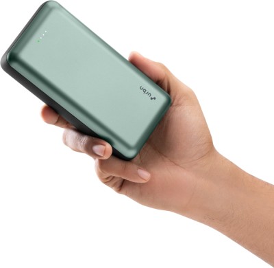 URBN 20000 mAh 12 W Pocket Size Power Bank(Green, Lithium Polymer, Fast Charging for Mobile, Tablet, Earbuds, Speaker)
