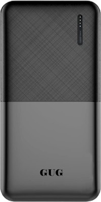 GUG 10000 mAh 10 W Slim Pocket Size Power Bank(Black, Lithium Polymer, Fast Charging for Mobile, Earbuds, Tablet)