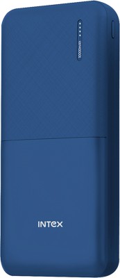 Intex 10000 mAh Power Bank (12 W, Fast Charging)(Navy Blue, Lithium Polymer)
