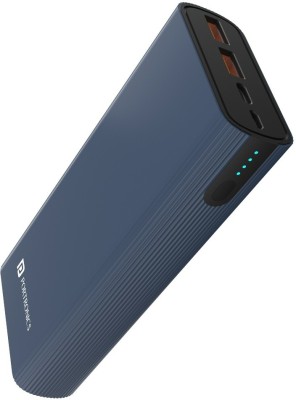 Portronics 20000 mAh 22.5 W Power Bank(Blue, Lithium Polymer, Fast Charging for Mobile)