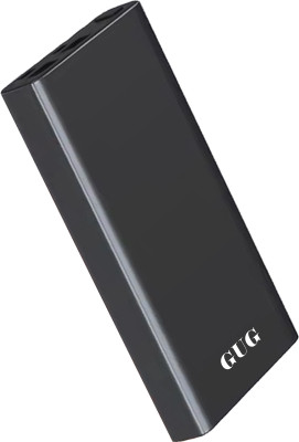 GUG 10000 mAh 10 W Slim Pocket Size Power Bank(MX13 Dual USB Charger 10000mAH Fast Charging Powerbank with LED Indicator, Lithium Polymer, Fast Charging for Mobile)