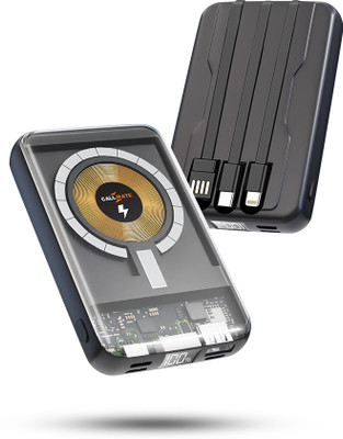 39% OFF on Callmate 5000 mAh Wireless Power Bank (15 W, Fast Charging)(Transparent, Lithium Polymer) 39% OFF on Callmate 5000 mAh Wireless Power Bank (15 W, Fast Charging)(Transparent, Lithium Polymer)