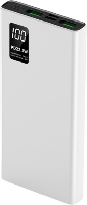 WINgFI 10000 mAh 22.5 W Compact Pocket Size Power Bank(White, Lithium Polymer, Power Delivery 3.0, Quick Charge 3.0 for Mobile)