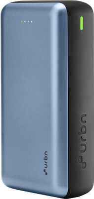 URBN 27000 mAh 22.5 W Pocket Size Power Bank(Blue, Black, Lithium Polymer, Fast Charging for Mobile)