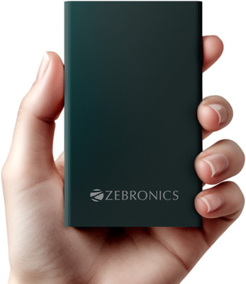 ZEBRONICS 10000 mAh 22.5 W Nano Power Bank(Olive, Lithium Polymer, Fast Charging, Quick Charge 3.0 for Mobile, Tablet)