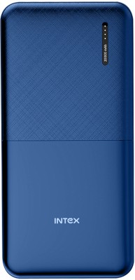 Intex 20000 mAh 12 W Power Bank(Navy Blue, Lithium Polymer, Fast Charging for Mobile)