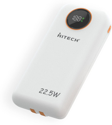 Hi Tech 12000 mAh 22.5 W With MagSafe Compact Pocket Size Power Bank(White, Lithium Polymer, Fast Charging for Mobile, Earbuds, Speaker, Tablet, Trimmer)