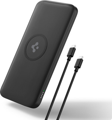 Spigen 10000 MAh Wireless Power Bank (20 W, Power Delivery 3.0)  (Black, Lithium Polymer) For Rs. 1699 @ 39 %