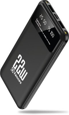 TP TROOPS 10000 mAh 20 W Power Bank(Black, Lithium-ion, Fast Charging for Mobile)