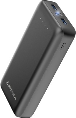 Ambrane 27000 mAh 20 W Power Bank(Black, Lithium Polymer, Power Delivery 3.0, Quick Charge 3.0 for Mobile)