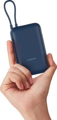 Mi 10000 mAh 22.5 W Compact Pocket Size Power Bank(Blue, Lithium-ion, Power Delivery 3.0 for Mobile, Earbuds, Speaker, Smartwatch, Trimmer, Tablet)
