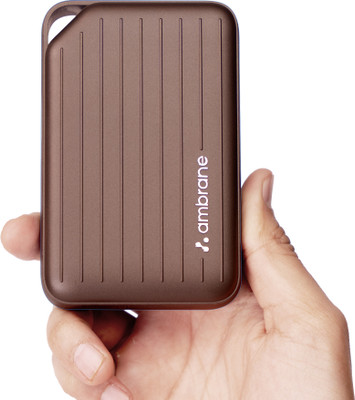 Ambrane 10000 mAh 22.5 W Power Bank(Brown, Lithium-ion, Fast Charging, Power Delivery 3.0, Quick Charge 3.0 for Mobile)