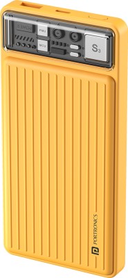 Portronics 10000 mAh 22.5 W Power Bank(Yellow, Lithium Polymer, Fast Charging for Mobile)