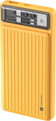 Portronics 10000 mAh 22.5 W Power Bank(Yellow, Lithium Polymer, Fast Charging for Mobile)