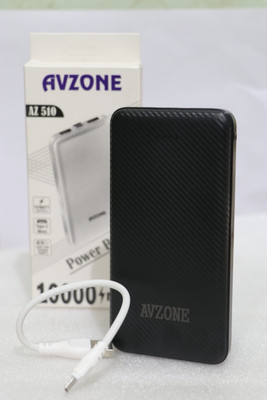 avzone 10000 mAh 22.5 W Compact Pocket Size Power Bank(Black, Lithium Polymer, Fast Charging for Mobile)