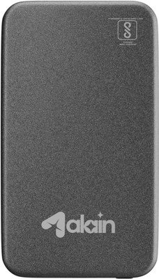 Alain 5000 mAh 15 W Wired & Wireless With MagSafe Ultra Slim Pocket Size Power Bank(Space Gray, Lithium Polymer, Fast Charging for Mobile)