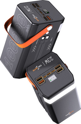 Callmate 100000 MAh 23 W Power Bank  (Black, Lithium Polymer, Power Delivery 3.0, Fast Charging, Quick Charge 3.0 For Rs. 4499 @ 59 %