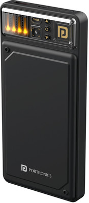 Portronics 10000 mAh 22.5 W Ultra Slim Pocket Size Power Bank(Black, Lithium Polymer, Fast Charging for Mobile, Tablet, Laptop)