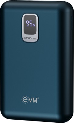 EVM 20000 mAh 25 W Power Bank(Blue, Lithium Polymer, for Mobile)