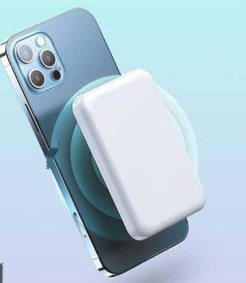 NEXATECH 10000 mAh 30 W Wired & Wireless With MagSafe Ultra Compact Pocket Size Power Bank(White, Lithium Polymer, Fast Charging, Quick Charge 4.0 for Mobile, Earbuds, Tablet, Smartwatch, Laptop)