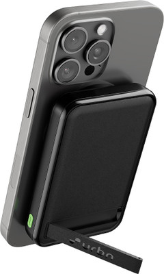 URBN 10000 mAh 22.5 W Wired & Wireless With MagSafe Compact Pocket Size Power Bank(Black, Lithium, Fast Charging for Mobile, Earbuds)