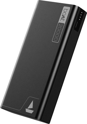 boAt 20000 mAh 22.5 W Power Bank(Carbon Black, Lithium Polymer, Fast Charging, Quick Charge 3.0, Power Delivery 3.0 for Mobile, Tablet)