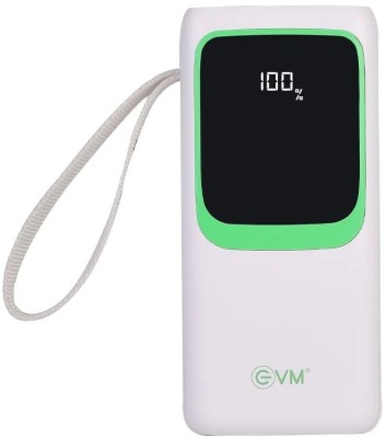 EVM 30000 mAh Power Bank(White, Lithium Polymer, Fast Charging for Mobile, Tablet)