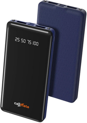 Callmate 10000 mAh 15 W Power Bank(Blue, Lithium Polymer, Fast Charging for Mobile)