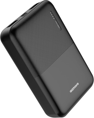 Gizmore 10000 mAh 22.5 W Wired & Wireless Compact Pocket Size Power Bank(Black, Lithium Polymer, for Mobile)