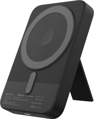 ZEBRONICS 10000 mAh With MagSafe Power Bank(Black, Lithium Polymer, Fast Charging for Mobile)