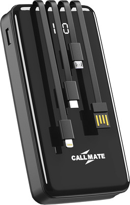 Callmate 20000 mAh 15 W Power Bank(Black, Lithium Polymer, Fast Charging for Mobile)