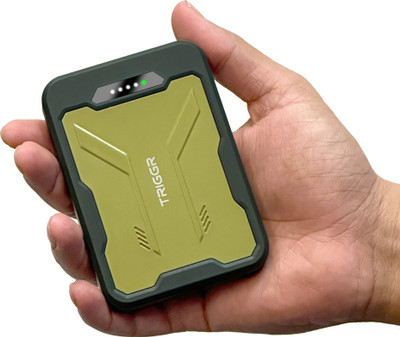 TRIGGR 10000 mAh 22.5 W Pocket Size Power Bank(Tiffany Green, Lithium Polymer, Quick Charge 3.0 for Mobile)