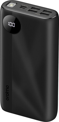 ORAIMO 30000 mAh 15 W Power Bank(Black, Lithium Polymer, Fast Charging for Mobile)