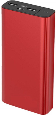 GIFNI 30000 mAh 20 W Compact Pocket Size Power Bank(Red, Lithium Polymer, Fast Charging, Power Delivery 2.0 for Mobile, Earbuds)