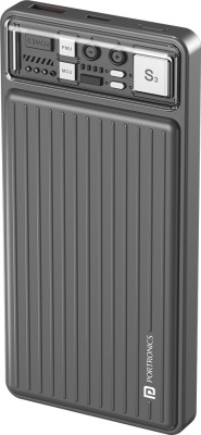 Portronics 10000 mAh 22.5 W Power Bank(Dark Grey, Lithium Polymer, Fast Charging for Mobile)